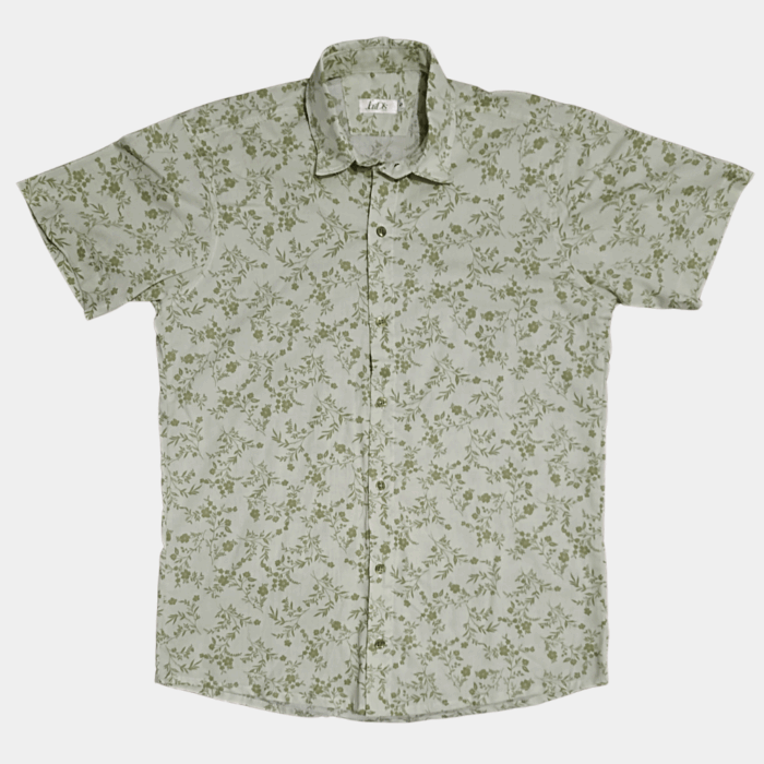 Camisa “Verde Botánico” – Edición Natural Caribe